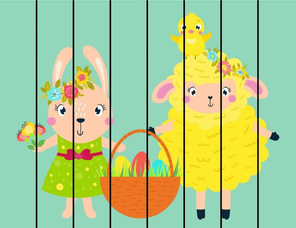 Free Printable Easter Jigsaw Puzzles For Kids - My Printable Home with Free Printable Easter Puzzle