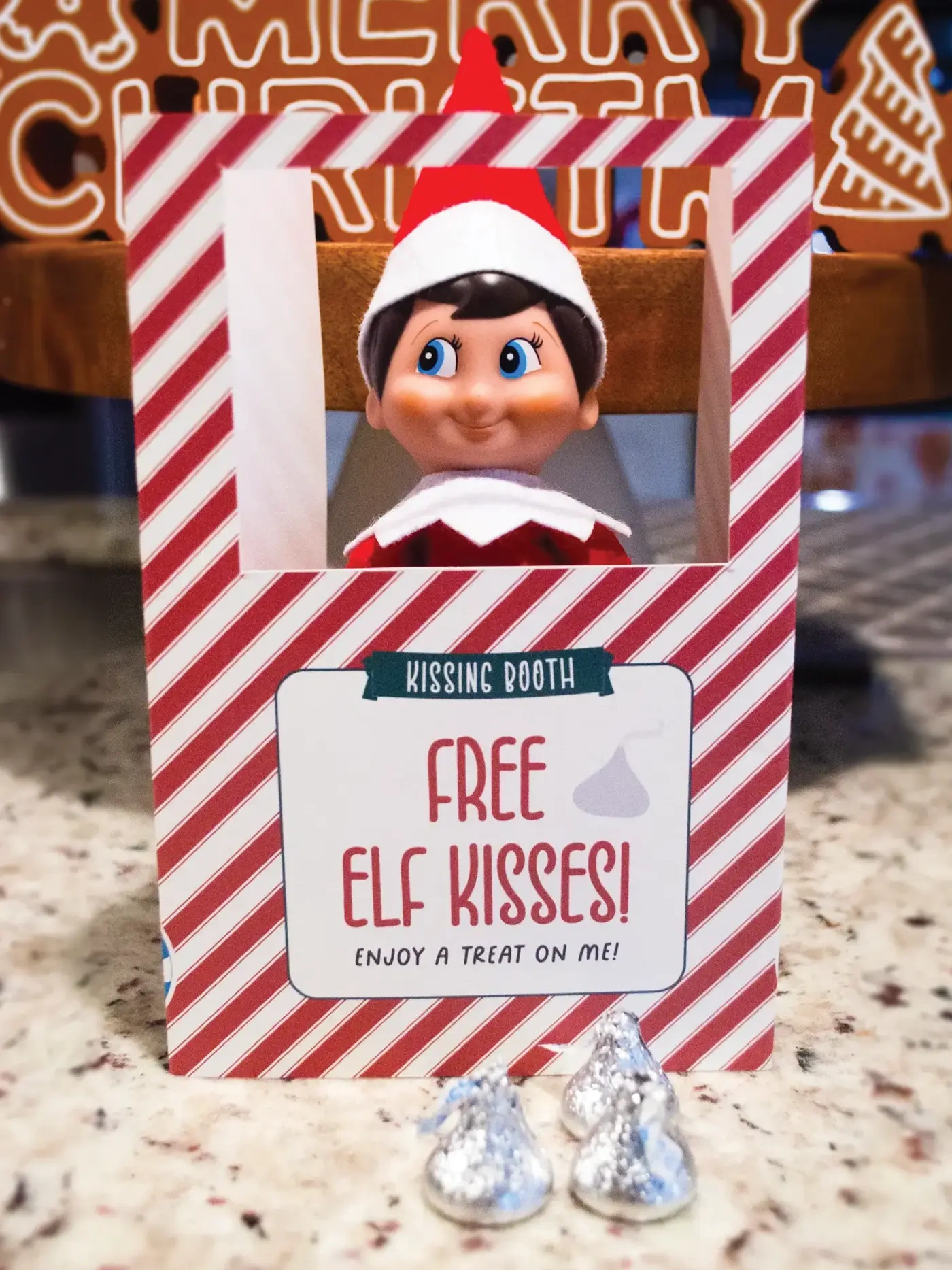 Free Printable Elf On The Shelf Kissing Booth - Favorite Printables with Free Elf Kissing Booth Printable