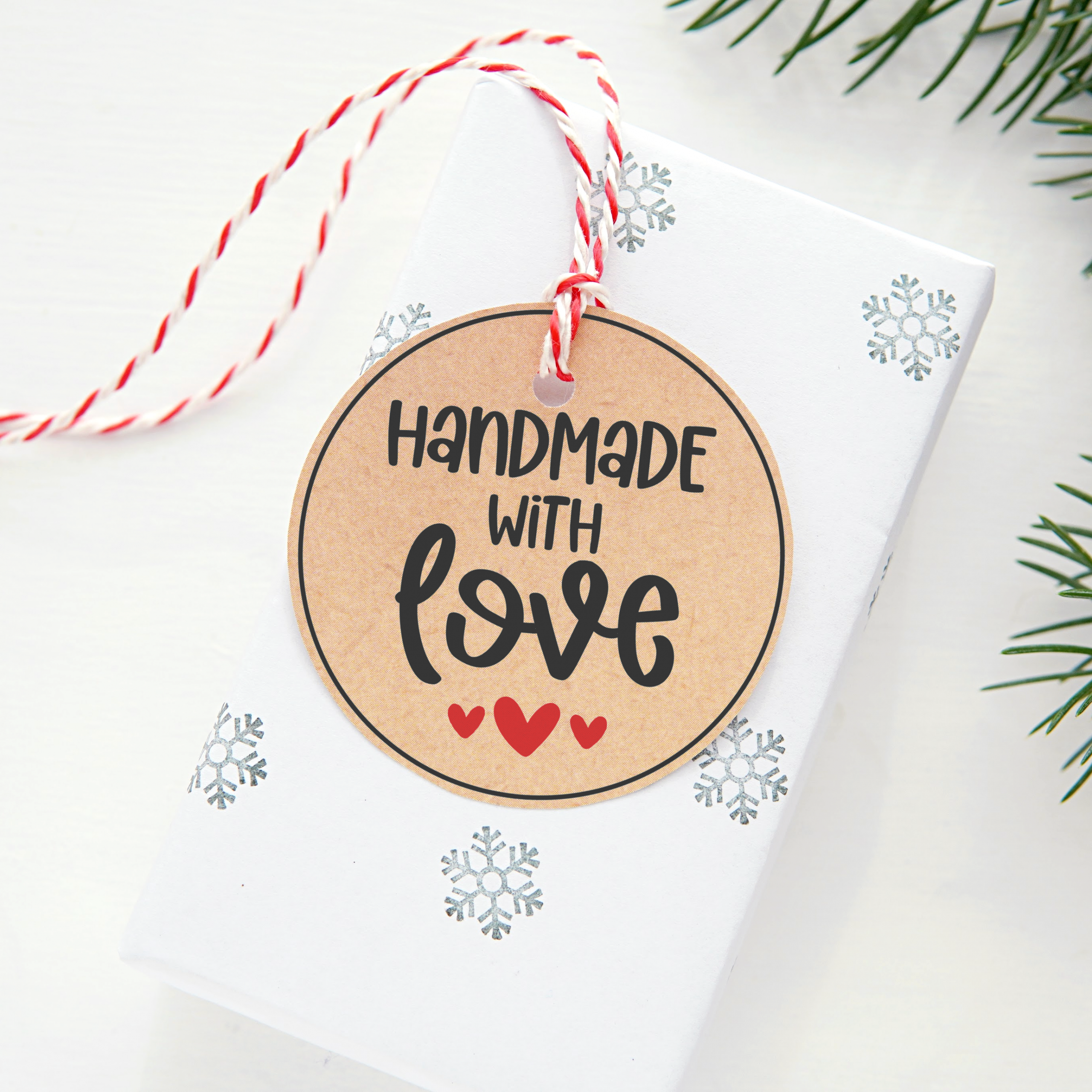 Free Printable Handmade With Love Gift Tags - Kara Creates within Free Printable Handmade With Love Printable Tags