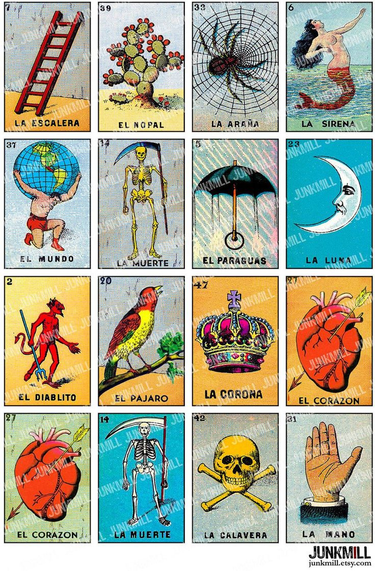 Free Printable Loteria Game regarding Free Printable Loteria Cards