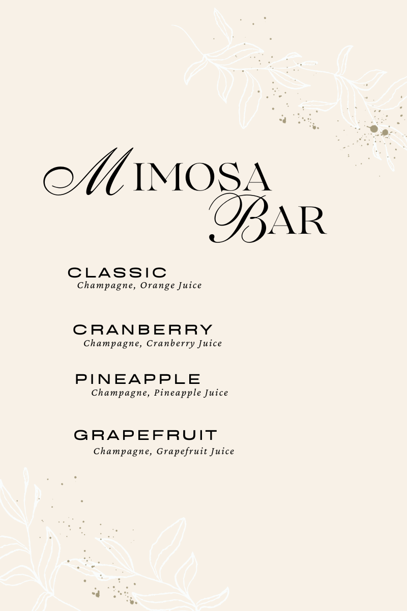 Free Printable Mimosa Bar Sign Template: Perfect For Your Next regarding Free Mimosa Bar Printables