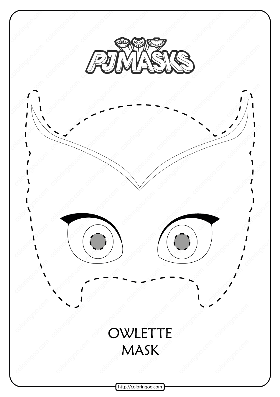 Free Printable Owlette Pj Masks Coloring Page inside Pj Mask Free Printable