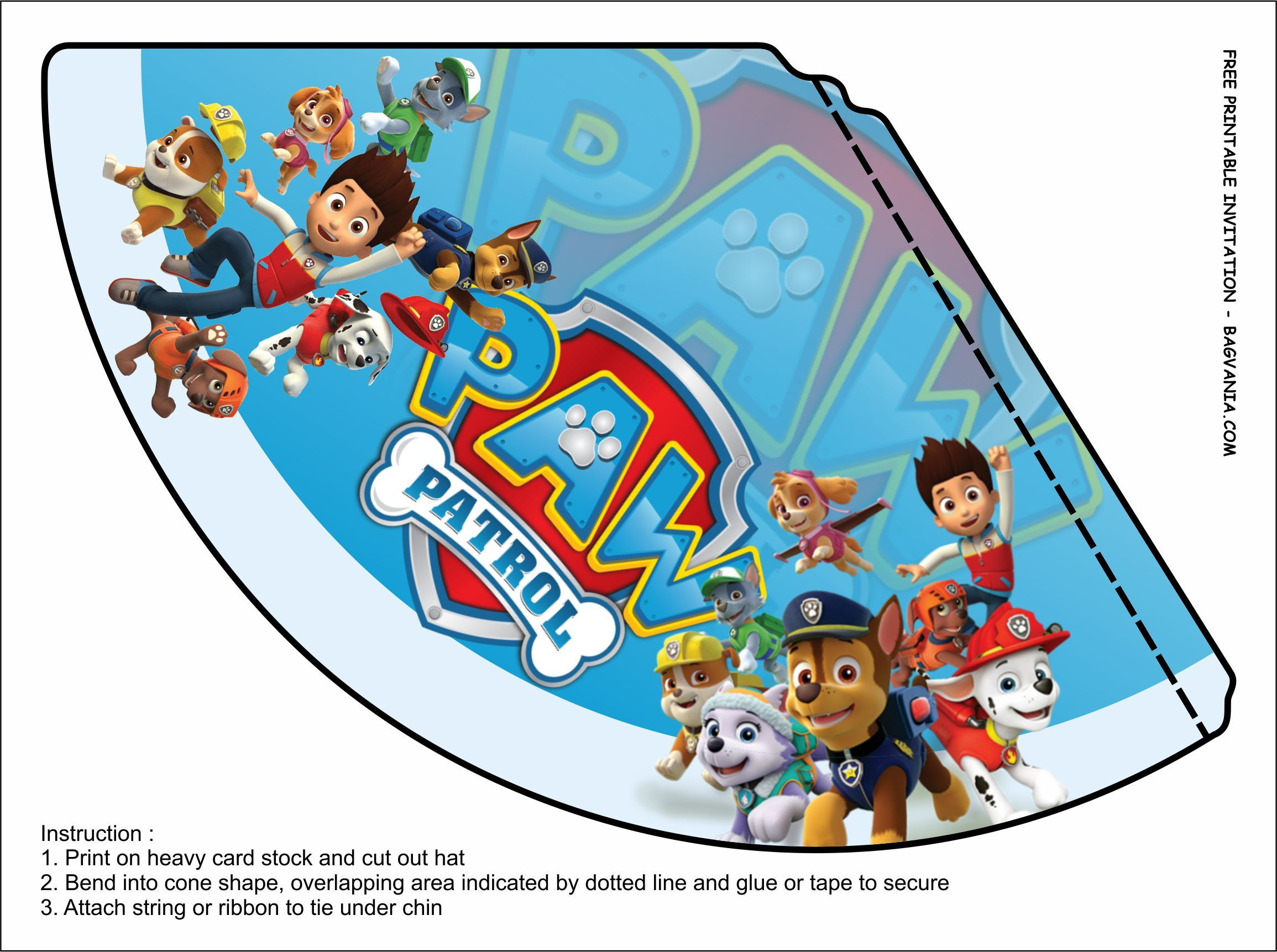 Free Printable Paw Patrol Birthday Party Kits Templates intended for Paw Patrol Party Printables Free