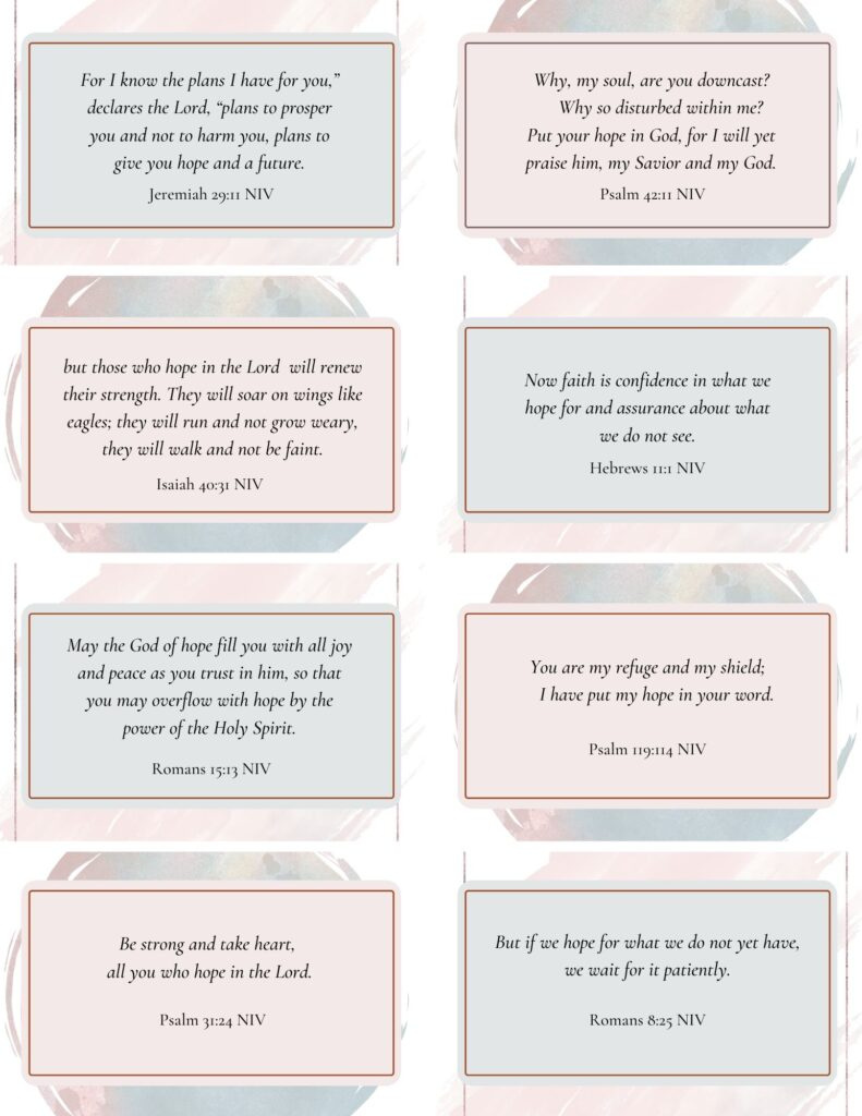 Free Printable Scripture Cards inside Free Printable Bible Verse Cards