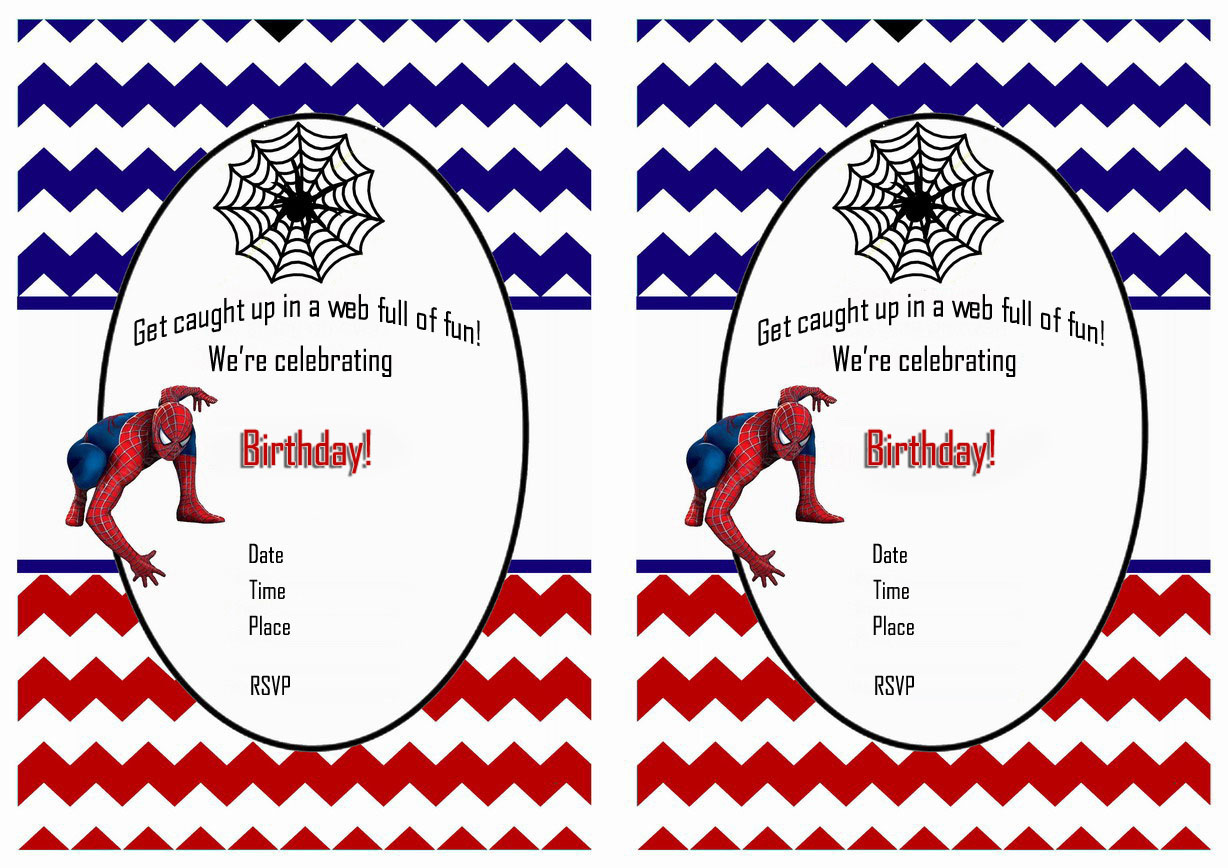 Free Printable Spiderman Birthday Invitations • Free-Printables throughout Spiderman Printable Invitations Free