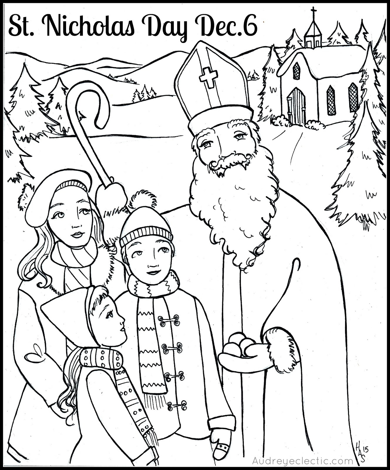 Free Printable: St. Nicholas Day! – Sleightholm Folk Art with regard to Free St Nicholas Printables