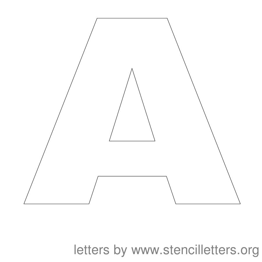 Free Printable Stencil Letters - Stencil Letters Org regarding 8 Inch Letter Stencils Printable Free