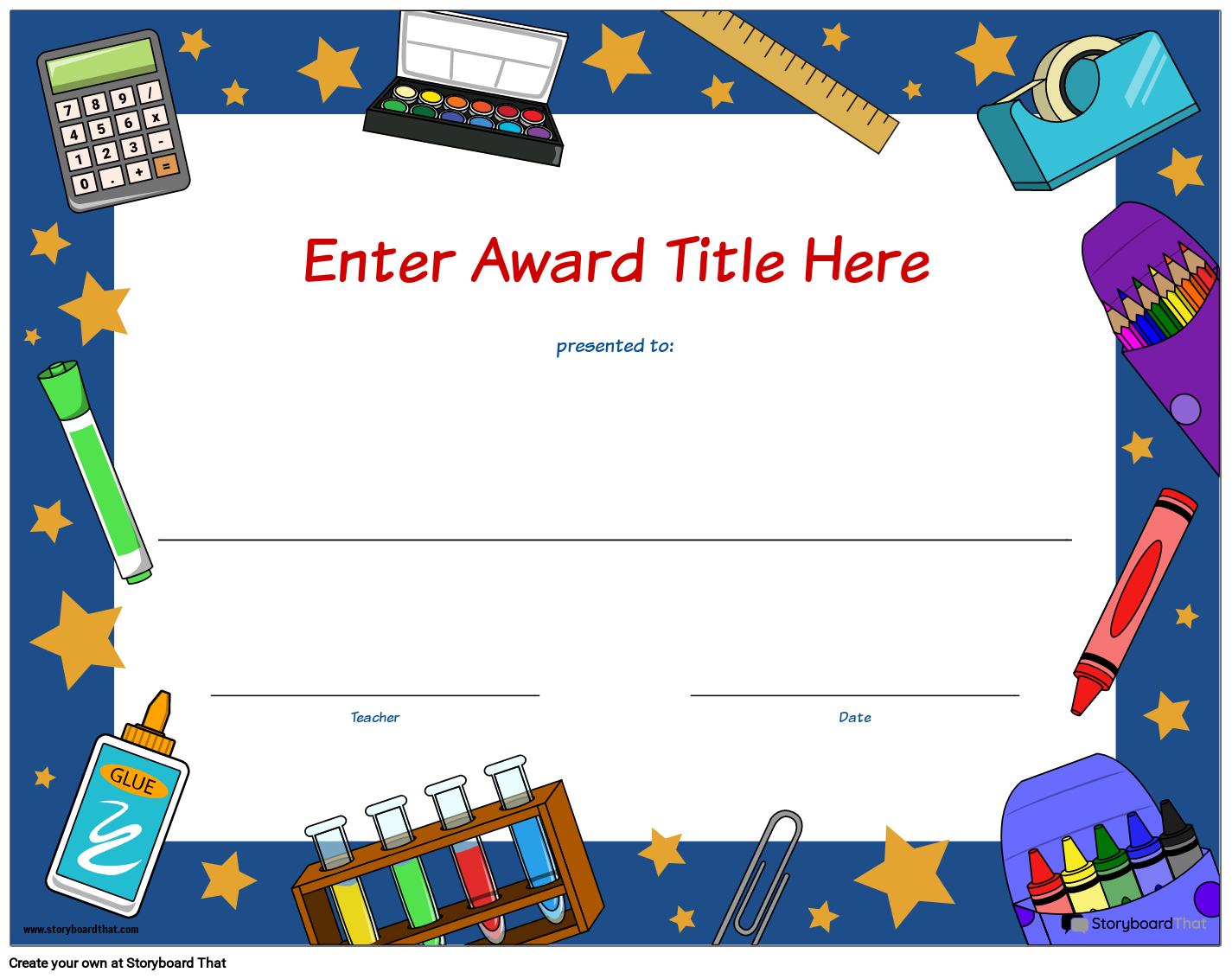 Free Printable Student Certificate And Award Templates pertaining to Downloadable Free Printable Certificates And Awards