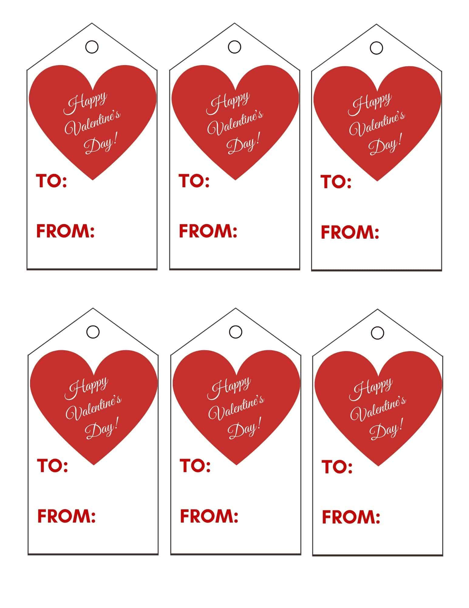 Free Printable Valentine Tags - Add A Little Adventure intended for Free Printable Valentine&amp;amp;#039;s Day Tags