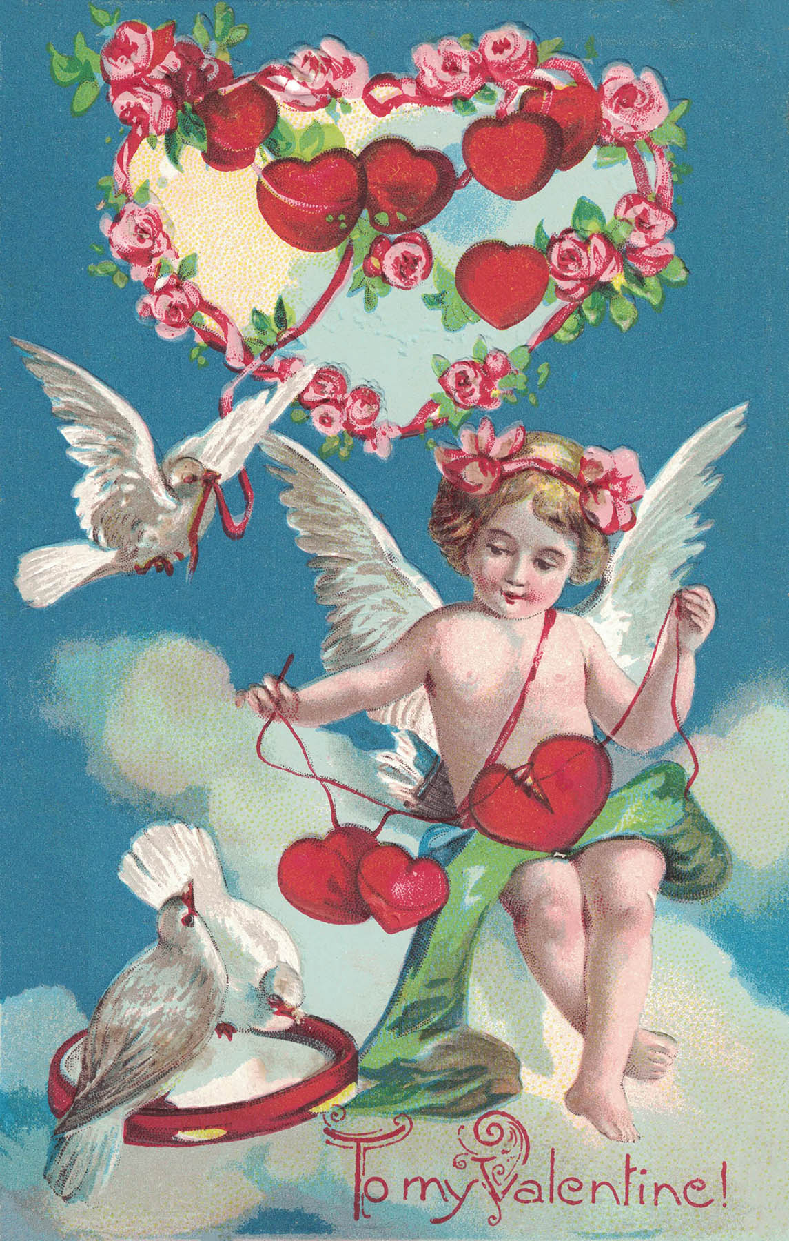 Free Printable Vintage Valentine&amp;#039;S Day Postcards • Rose Clearfield inside Free Printable Vintage Valentine Cards