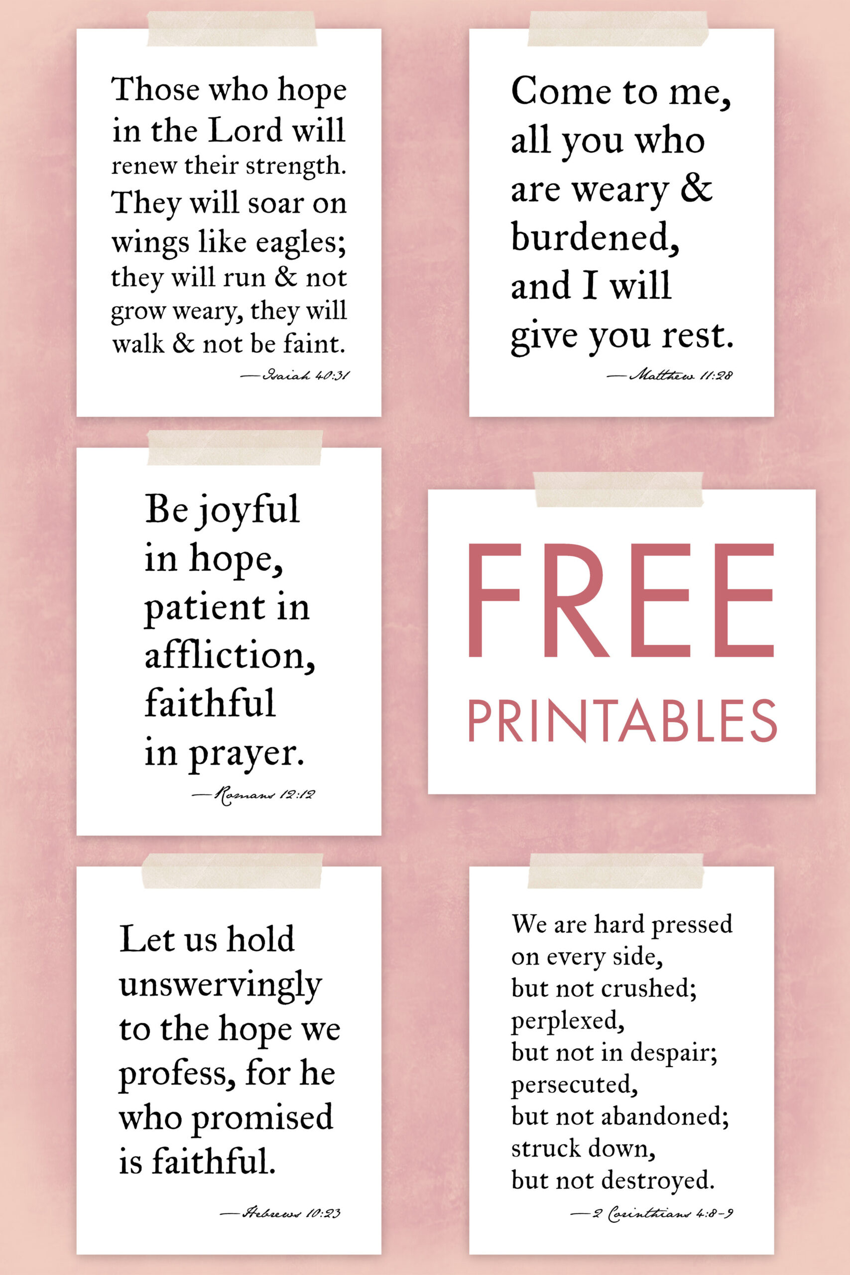 Free Printables: Bible Verse Wall Art — The Art Of Observation intended for Bible Verses Printables Free