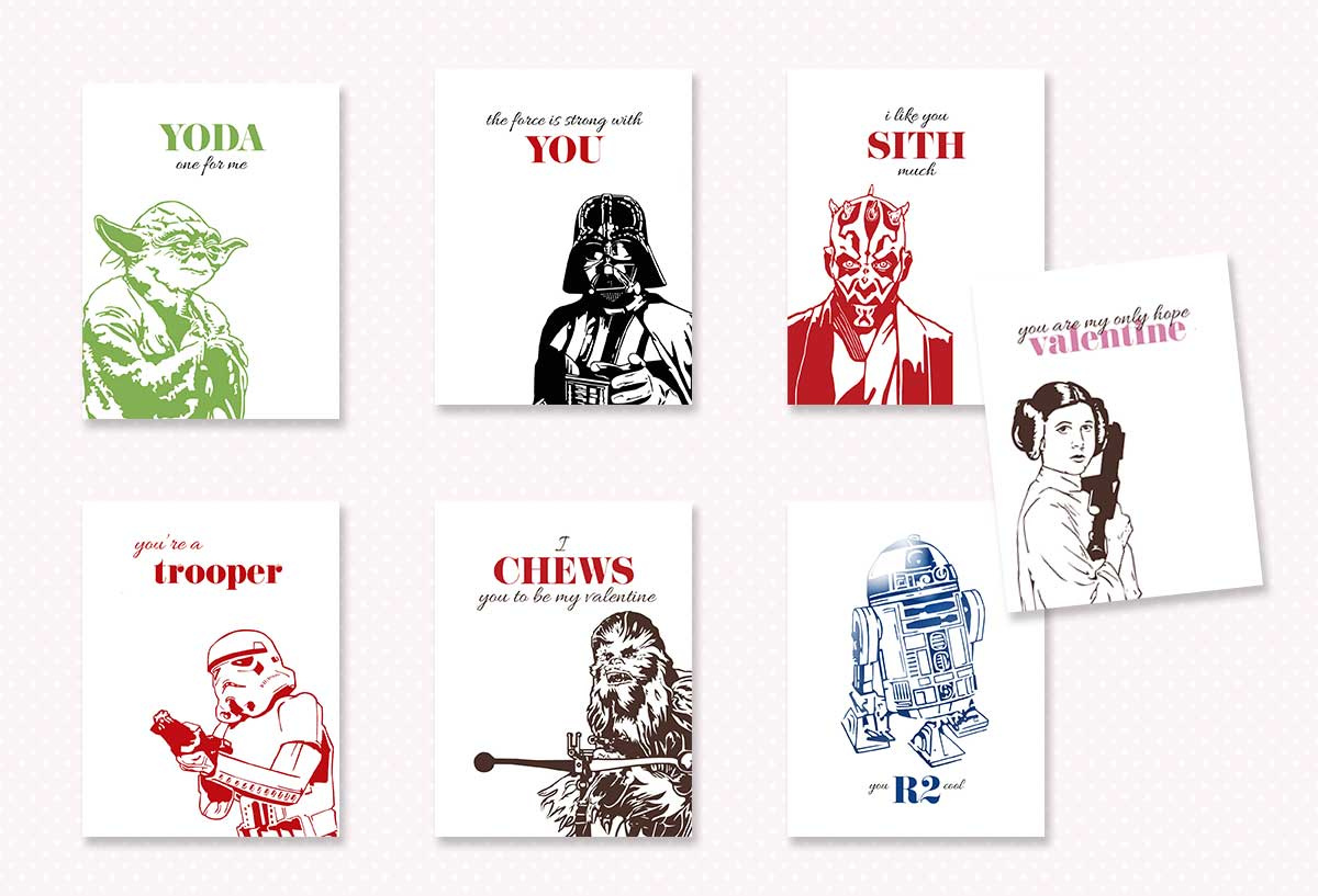 Free Star Wars Valentines • Persnickety Prints regarding Free Star Wars Printable Valentines