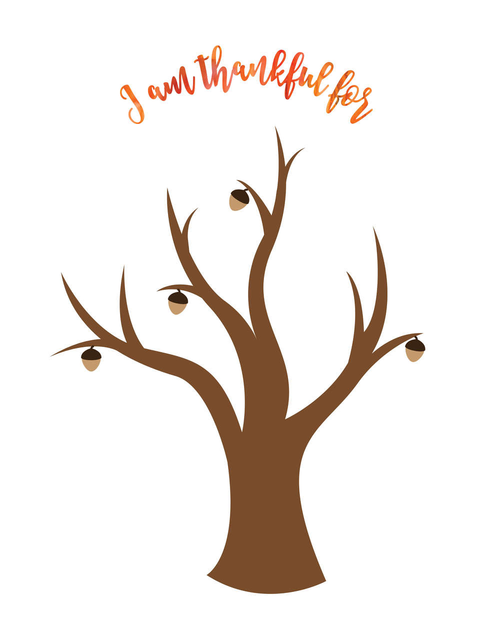 Free Thanksgiving Thankful Tree Printable - I Heart Naptime inside Free Printable Thankful Tree Printable