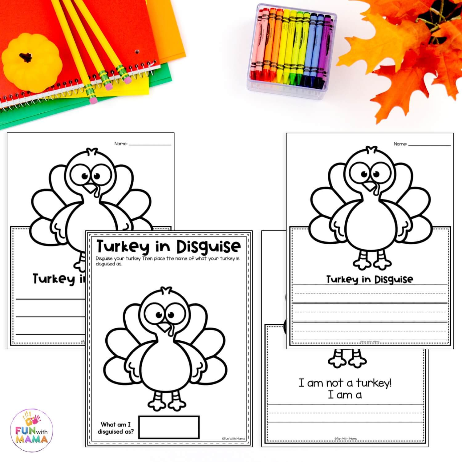 Free Turkey In Disguise Project Template with regard to Disguise A Turkey Template Free Printable