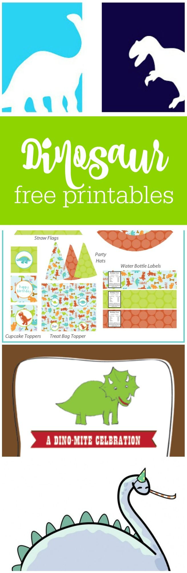 Freebie Friday: 13 Dinosaur Party Free Printables - The Party Teacher for Free Printable Dinosaur Party