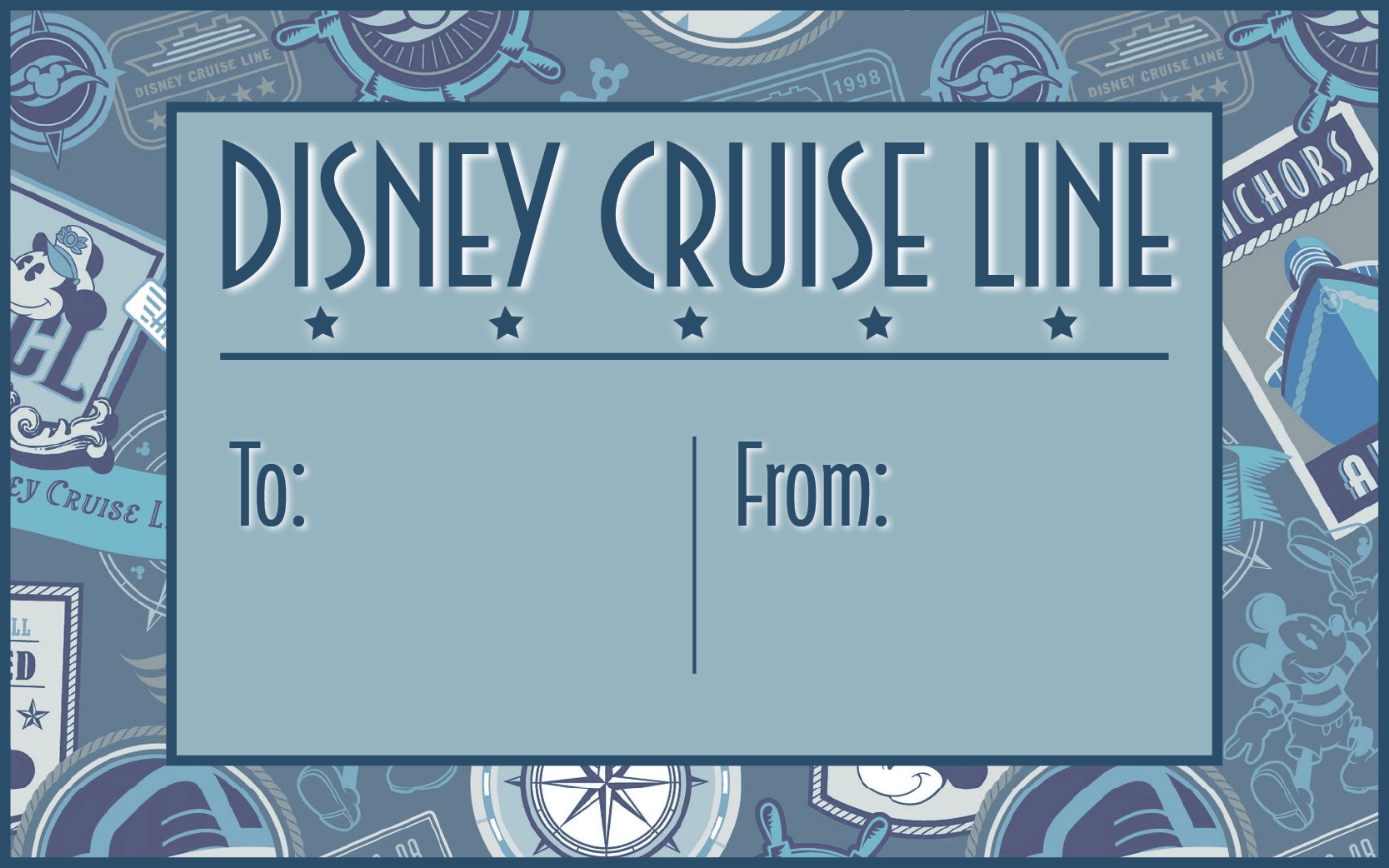 Friday Freebie: Fish Extender Gift Tags - The Disney Cruise Family in Free Printable Fish Extender Tags