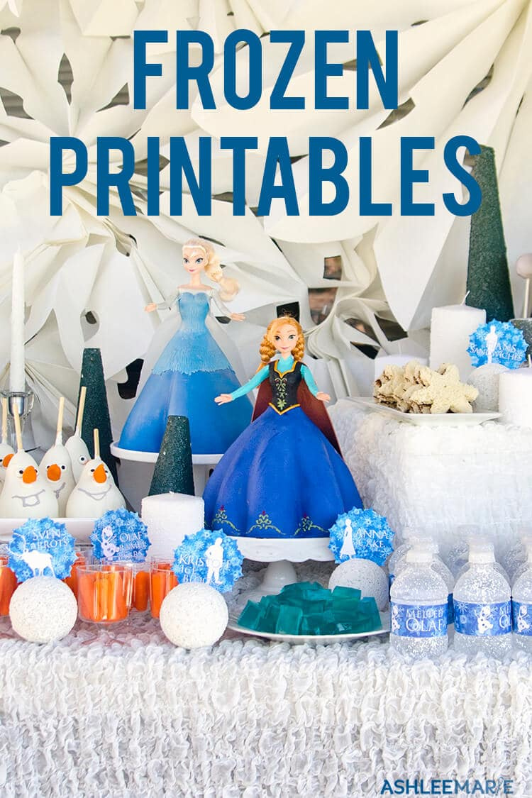 Frozen Birthday Party Printables - Ashlee Marie - Real Fun With in Frozen Party Printables Free