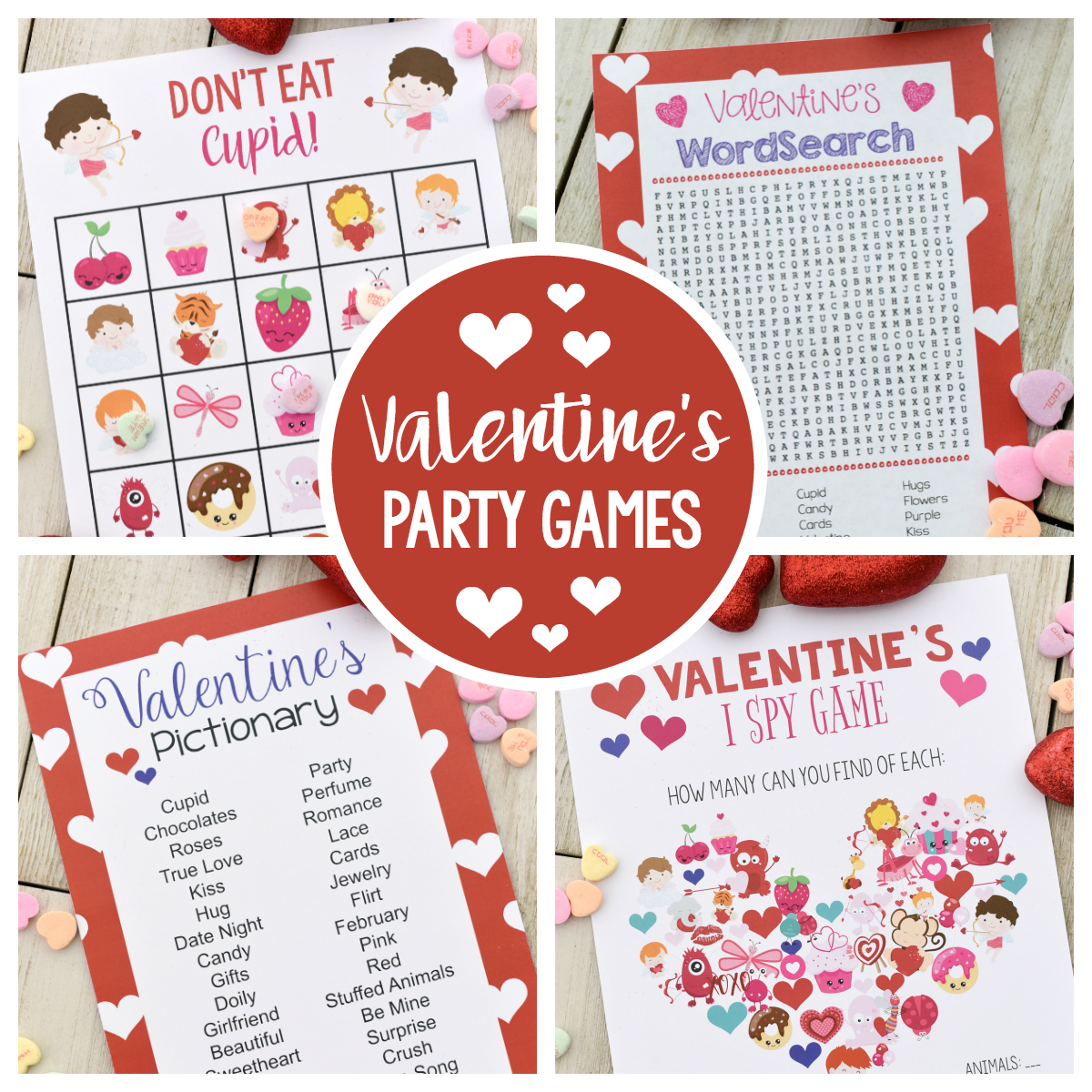 Fun Valentine Games To Print &amp;amp; Play – Fun-Squared with Free Printable Valentines Games