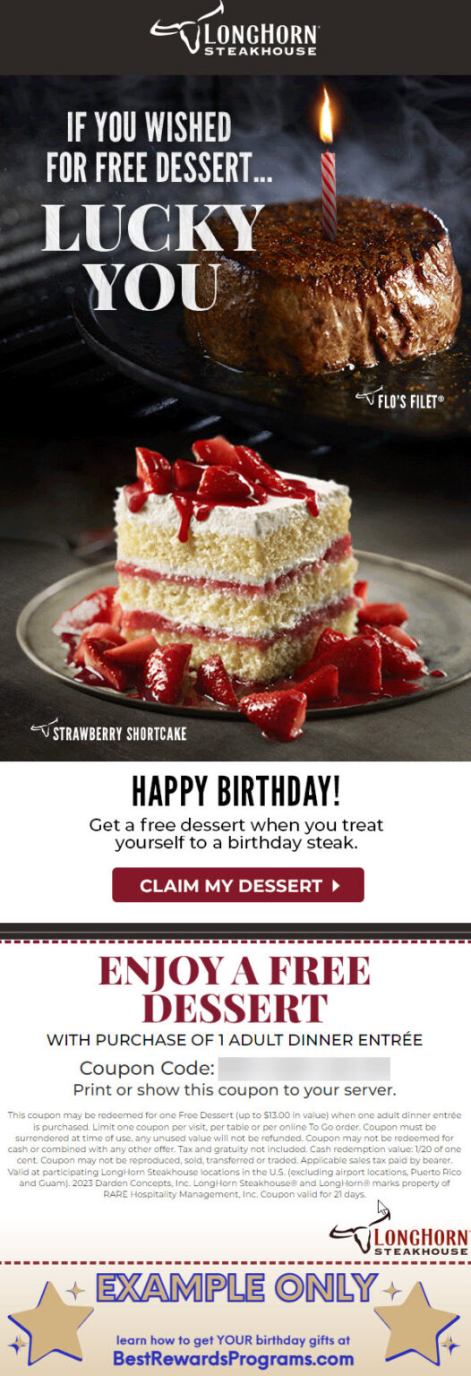 Longhorn Free Appetizer Printable Coupon 2025 FREE Printable