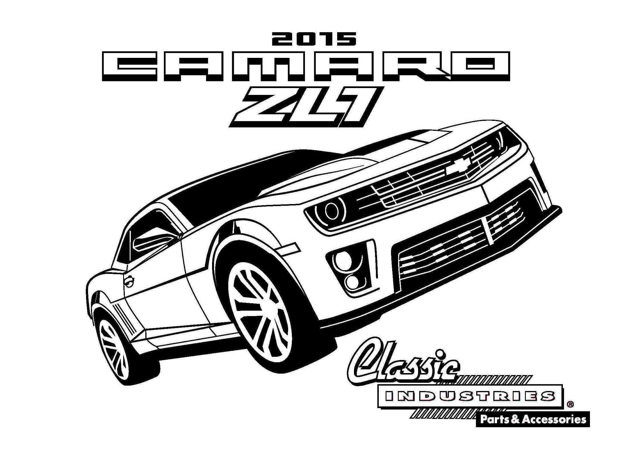 Get Crafty With These Amazing Classic Car Coloring Pages with Free Printable Camaro Coloring Pages