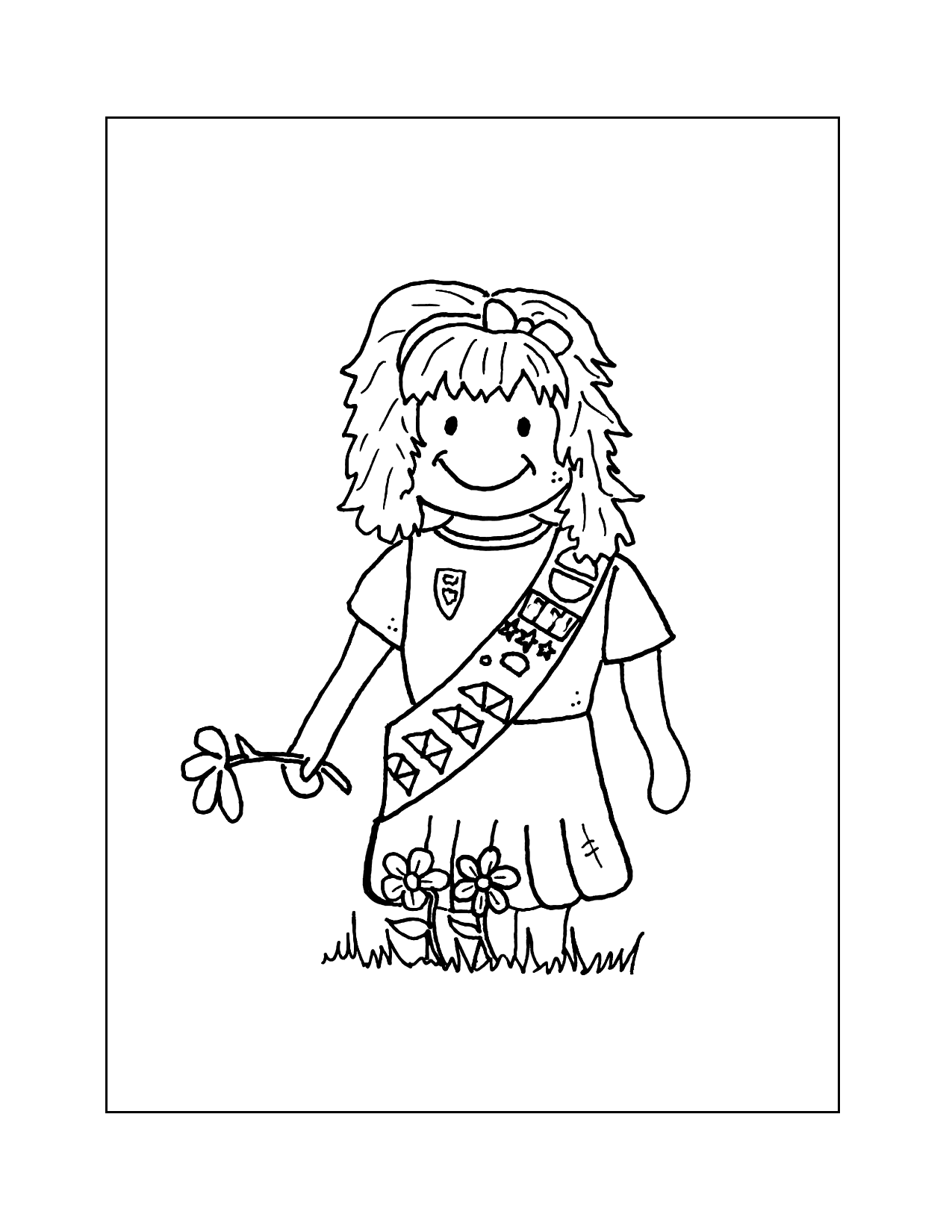 Girl Scout Coloring Pages – Printable Coloring Pages. Free regarding Free Printable Girl Scout Brownie Coloring Pages