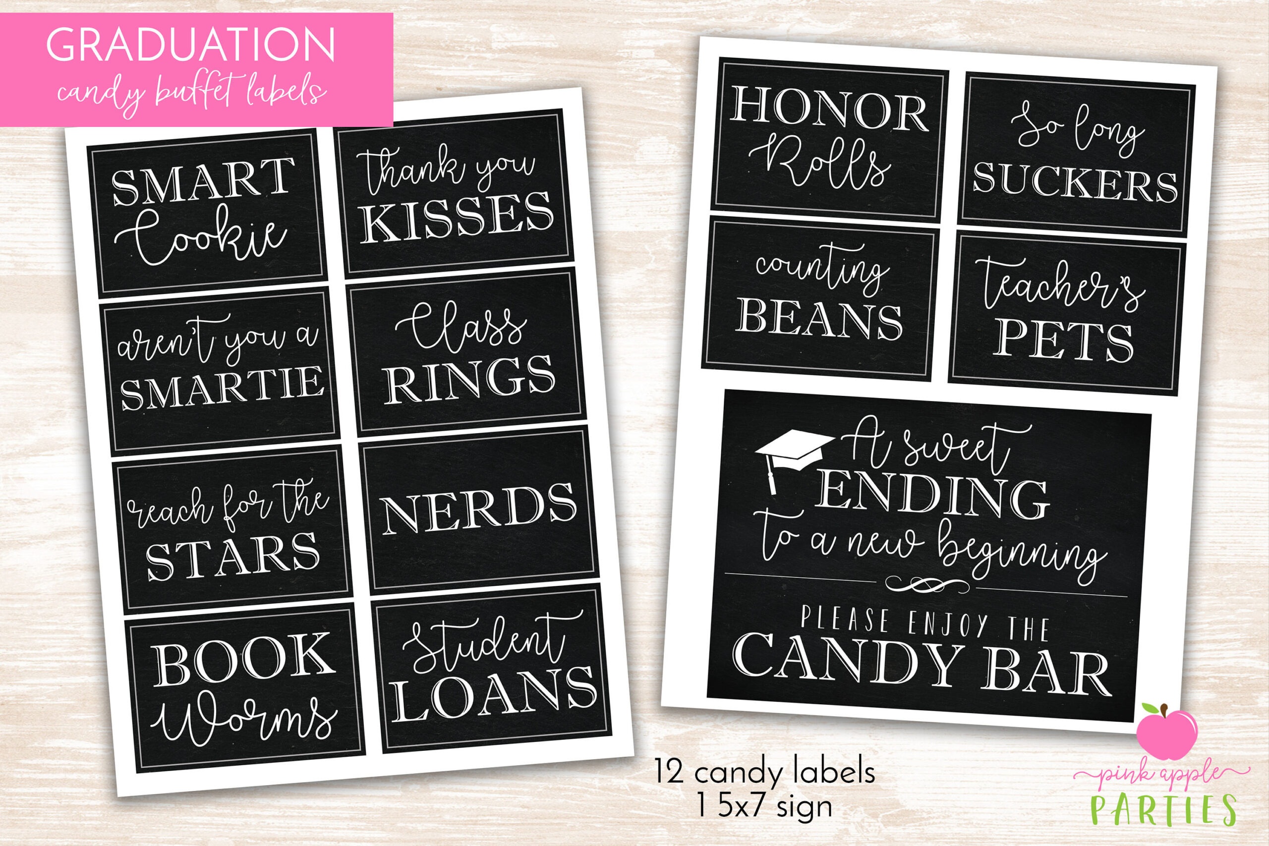 Graduation Candy Labels Printable Graduation Party Candy Buffet with Free Printable Graduation Candy Buffet Signs