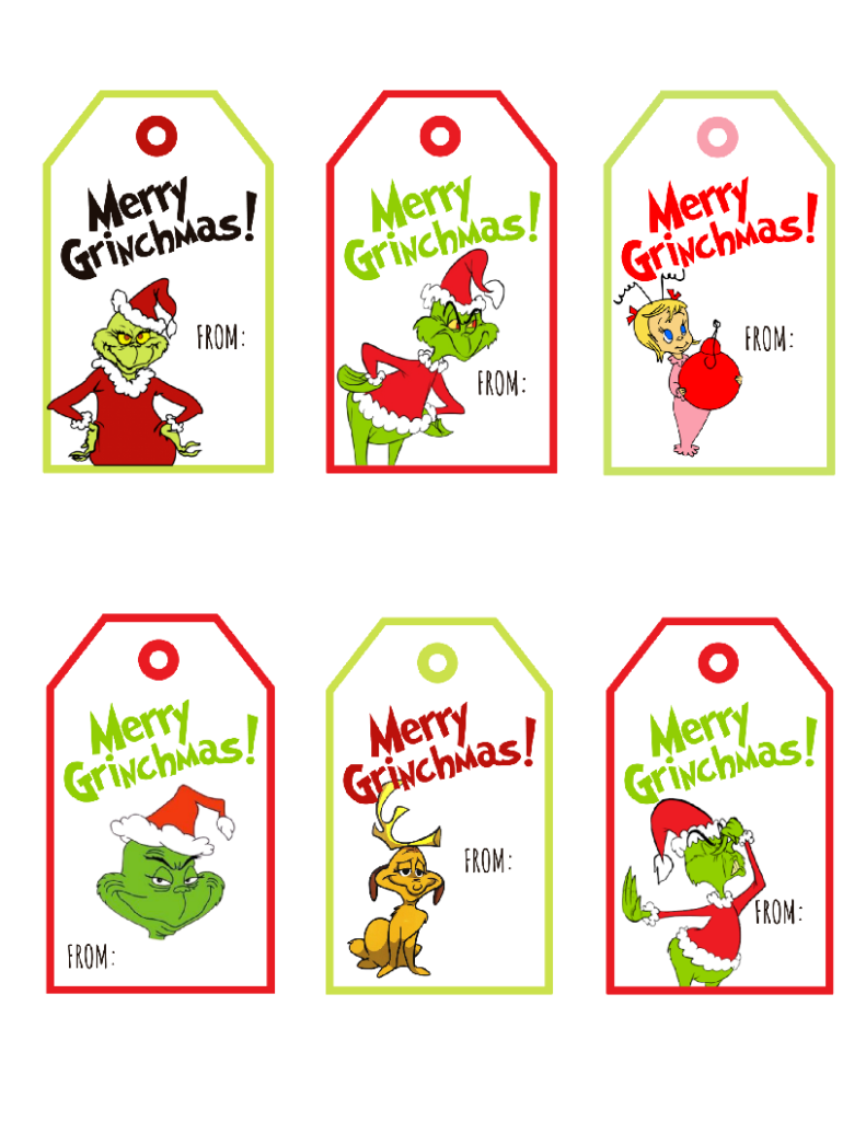 Grinch Pills Tags - 10 Free Pdf Printables | Printablee regarding Free Printable Grinch Christmas Gift Tags