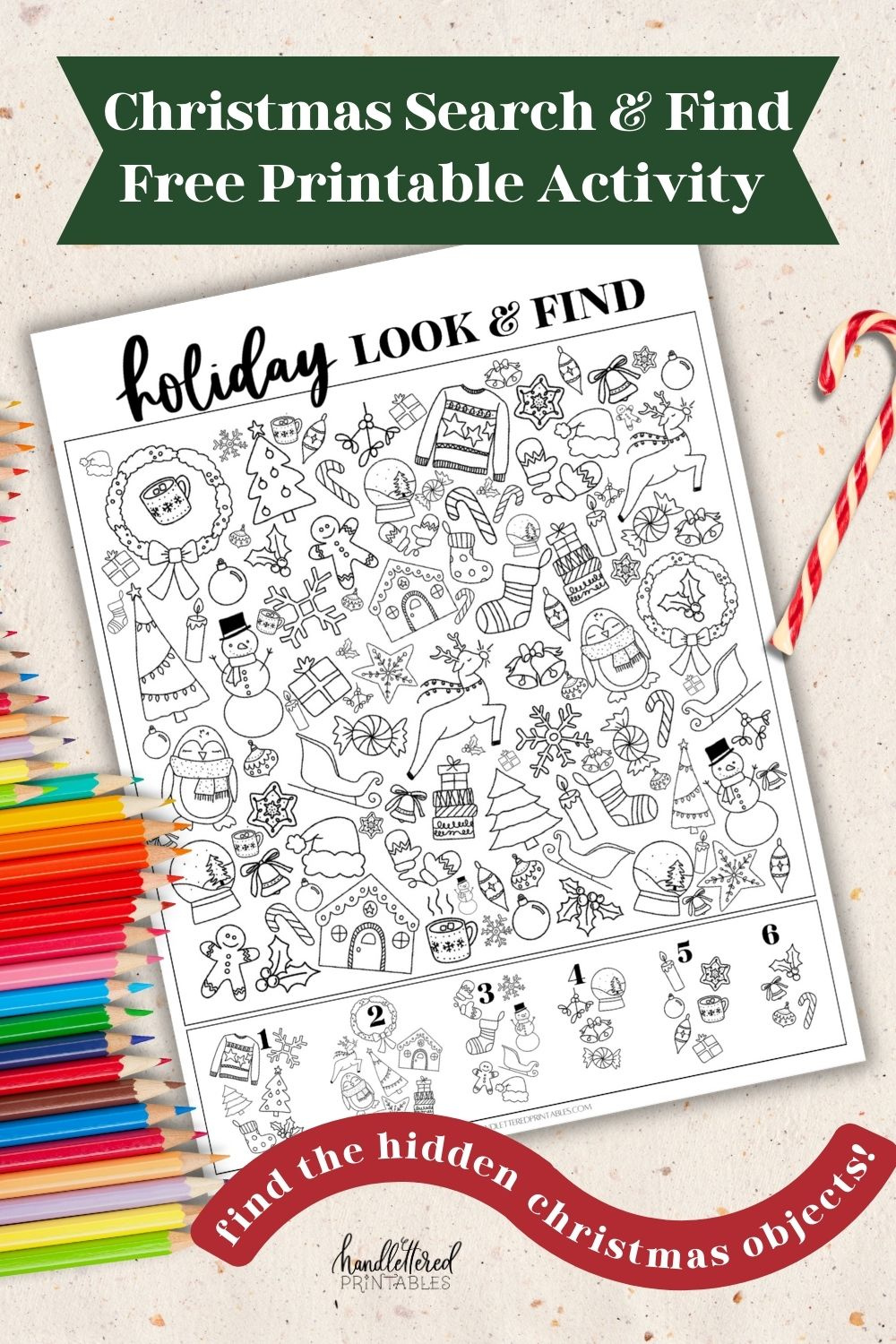 Holiday Look + Find | Find The Hidden Christmas Objects Printable within Christmas Hidden Picture Free Printable