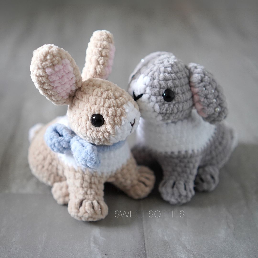 Honey Bunny The Realistic Rabbit · Amigurumi Crochet Pattern within Free Printable Crochet Bunny Pattern