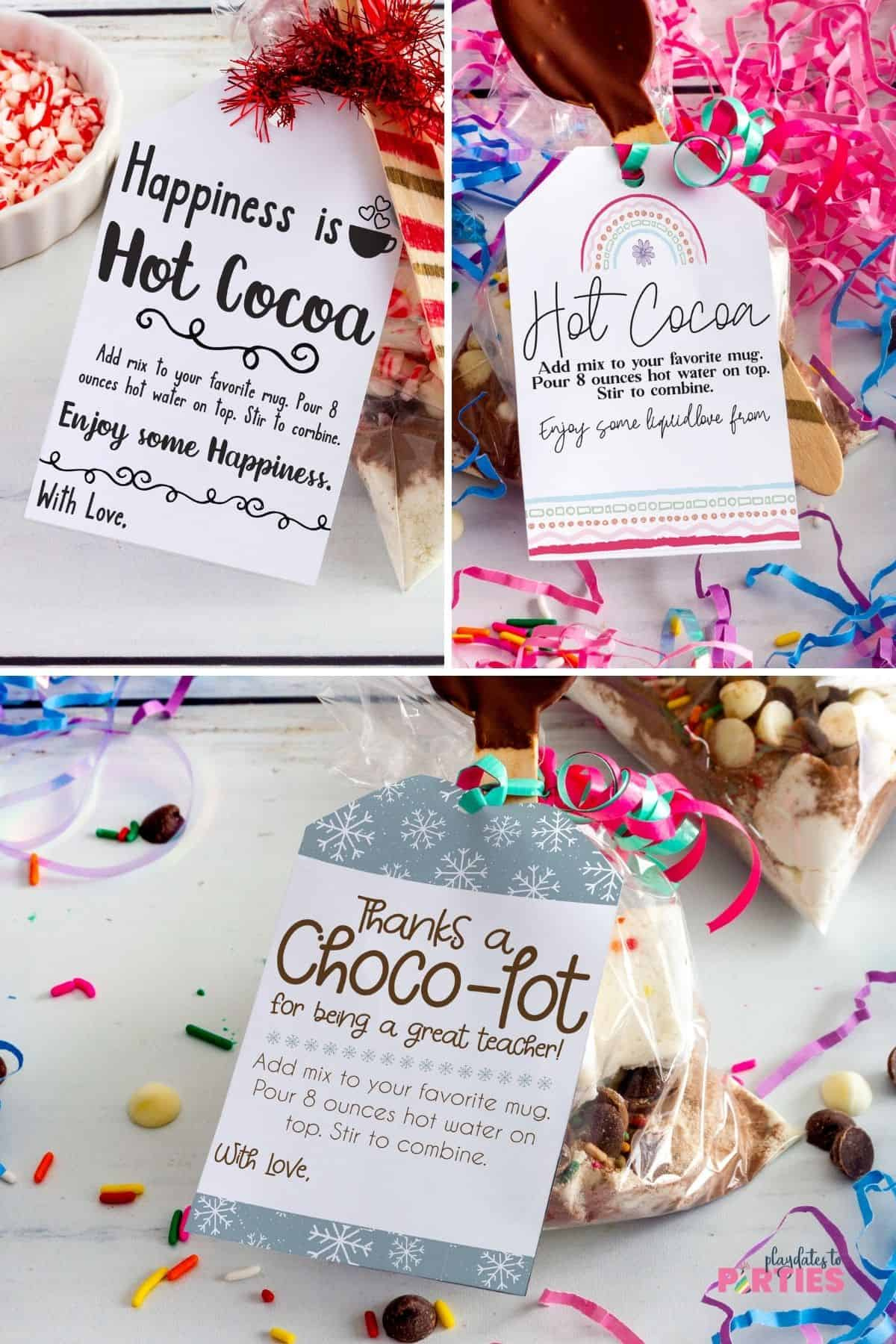 Hot Chocolate Gift Idea + Free Printable Hot Cocoa Gift Tags regarding Free Printable Hot Chocolate Tags