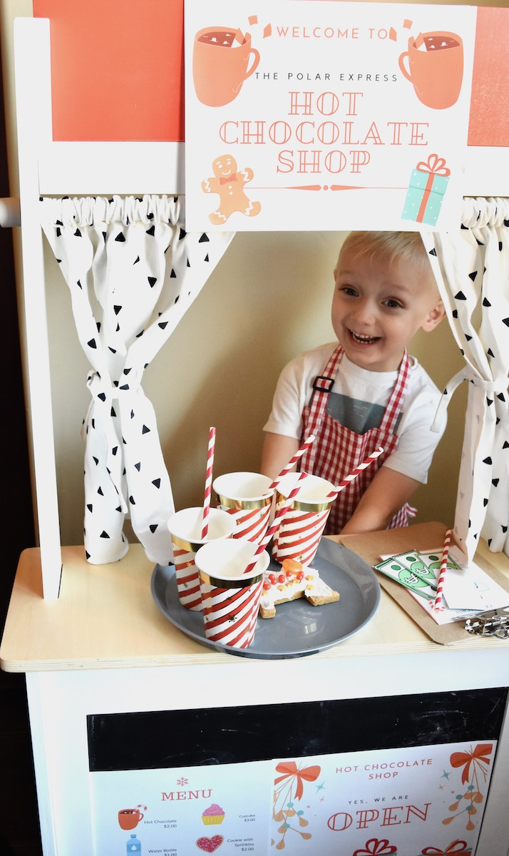 Hot Chocolate Shop - Dramatic Play Free Printables - Playdatebox inside Hot Chocolate Dramatic Play Free Printables