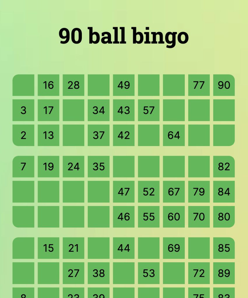 How To Play (And Win!) 90 Ball Bingo - Bingo Card Creator intended for Free Printable Bingo Cards 1-90