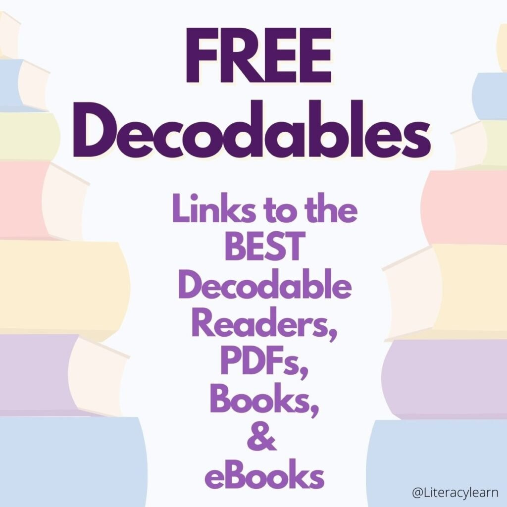 Hundreds Of Free Decodable Readers, Books, Pdfs, &amp;amp; Ebooks throughout Free Printable Decodable Books