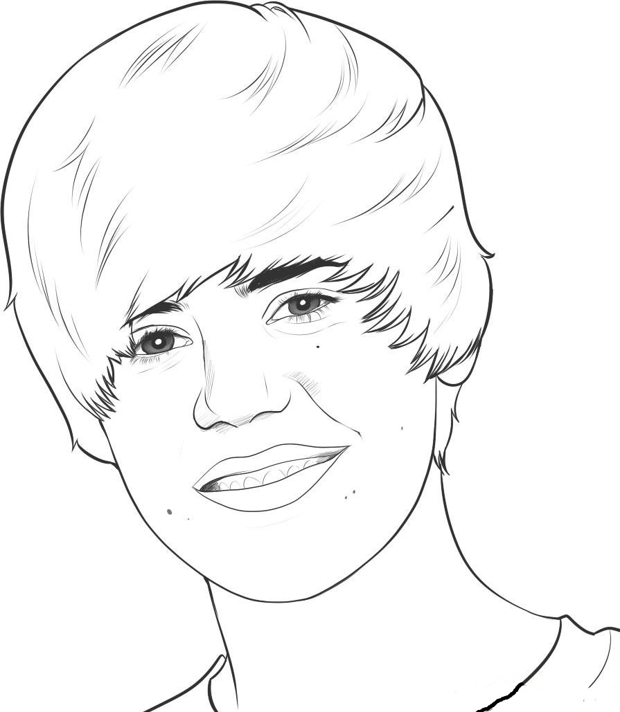 Justin Bieber (Celebrities) – Free Printable Coloring Pages with regard to Justin Bieber Coloring Pages Printable Free