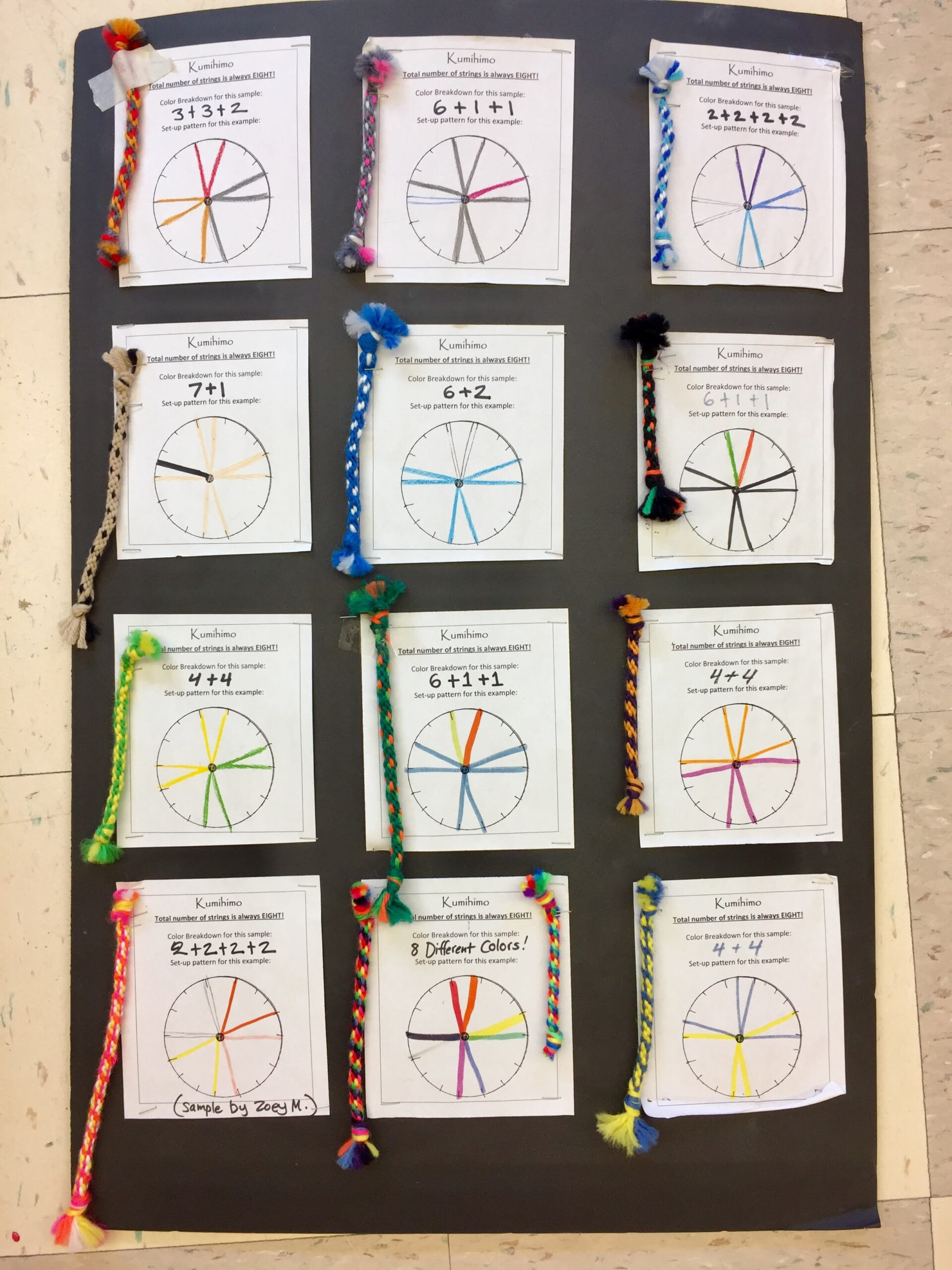 Kumihimo (Japanese Yarn Braiding) | Ms. Amsler&amp;#039;S Artroom with regard to Printable Free 8 Strand Kumihimo Patterns