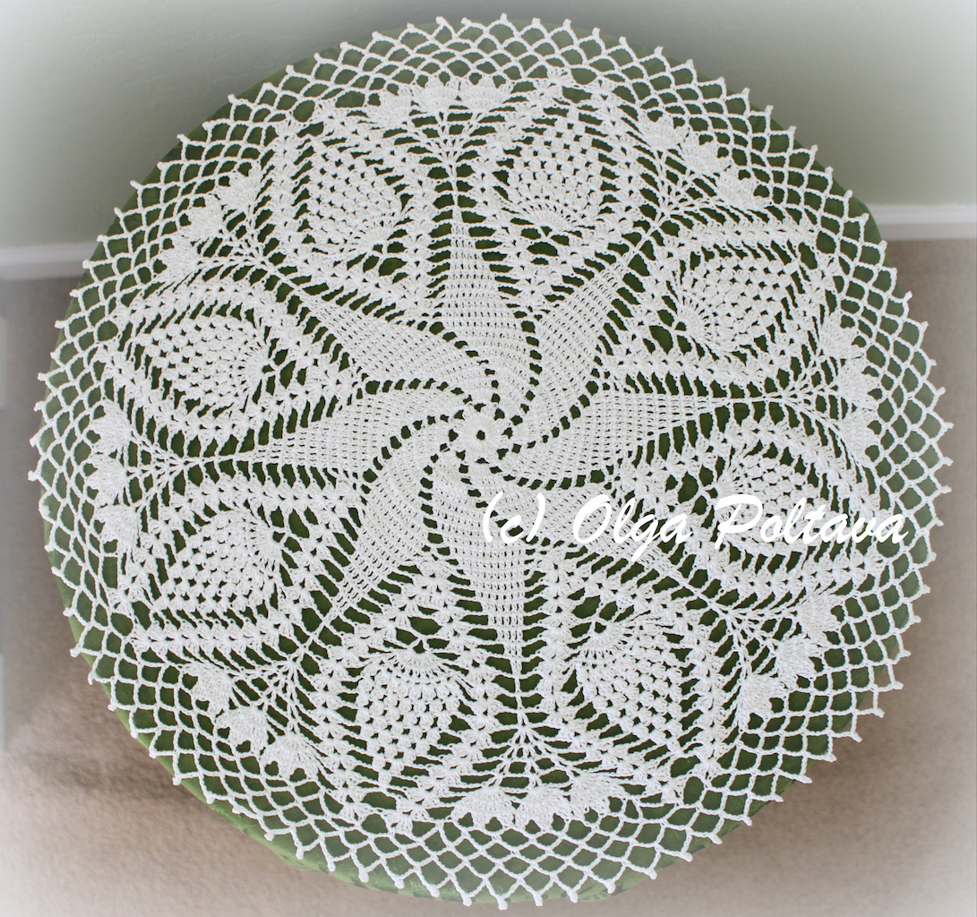 Lacy Crochet: Swirl And Pineapples Doily, Free Crochet Pattern intended for Free Printable Crochet Doily Patterns