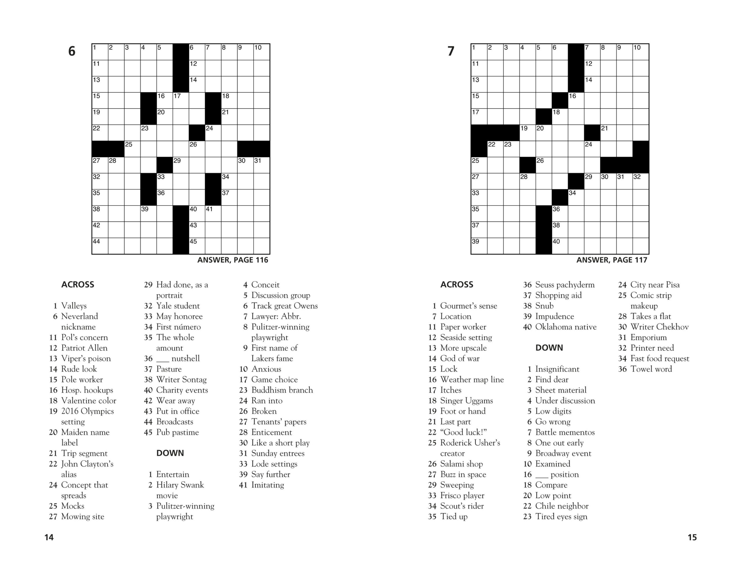 Large Print Crosswords #1: Joseph, Thomas: 9781402707667: Amazon in Printable Thomas Joseph Crossword