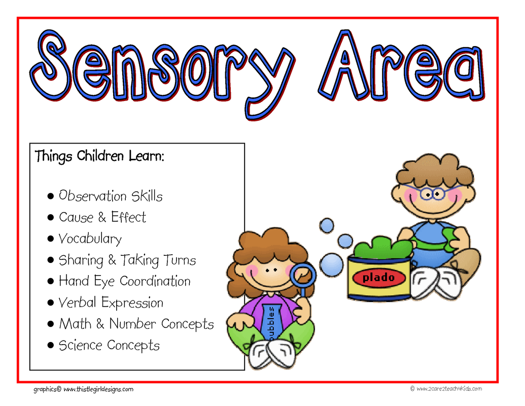 Learning Centers- Free Printable Resources -2Care2Teach4Kids in Free Printable Preschool Center Signs with Objectives