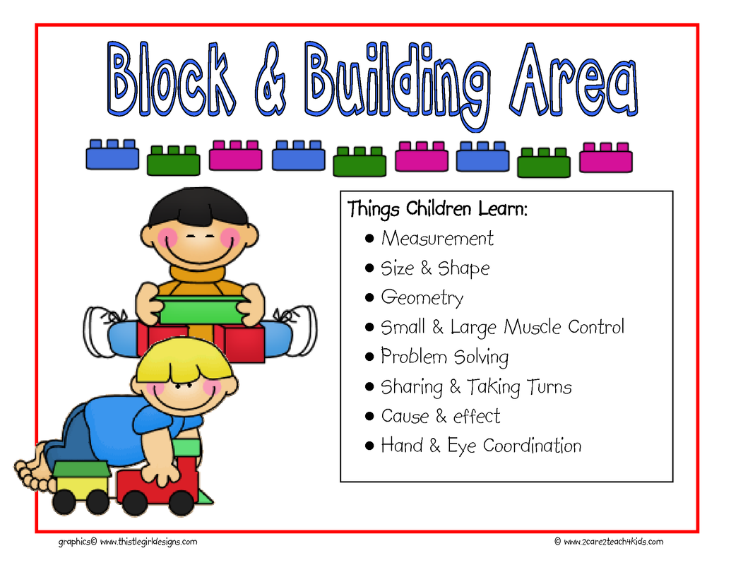 Learning Centers- Free Printable Resources -2Care2Teach4Kids in Free Printable Preschool Center Signs With Objectives