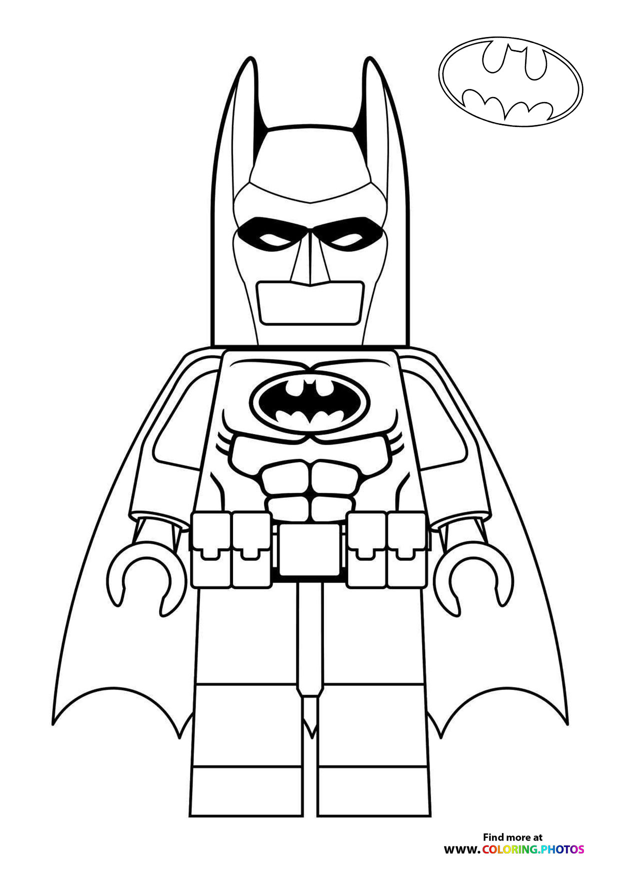 Lego Batman - Coloring Pages For Kids with Free Printable Lego Batman Coloring Pages