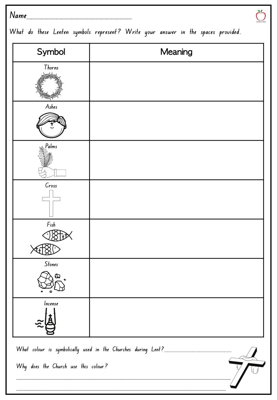 Lent And Lenten Calendar Booklet » Casual Case Catholic Resources Lent intended for Free Printable Lent Worksheets