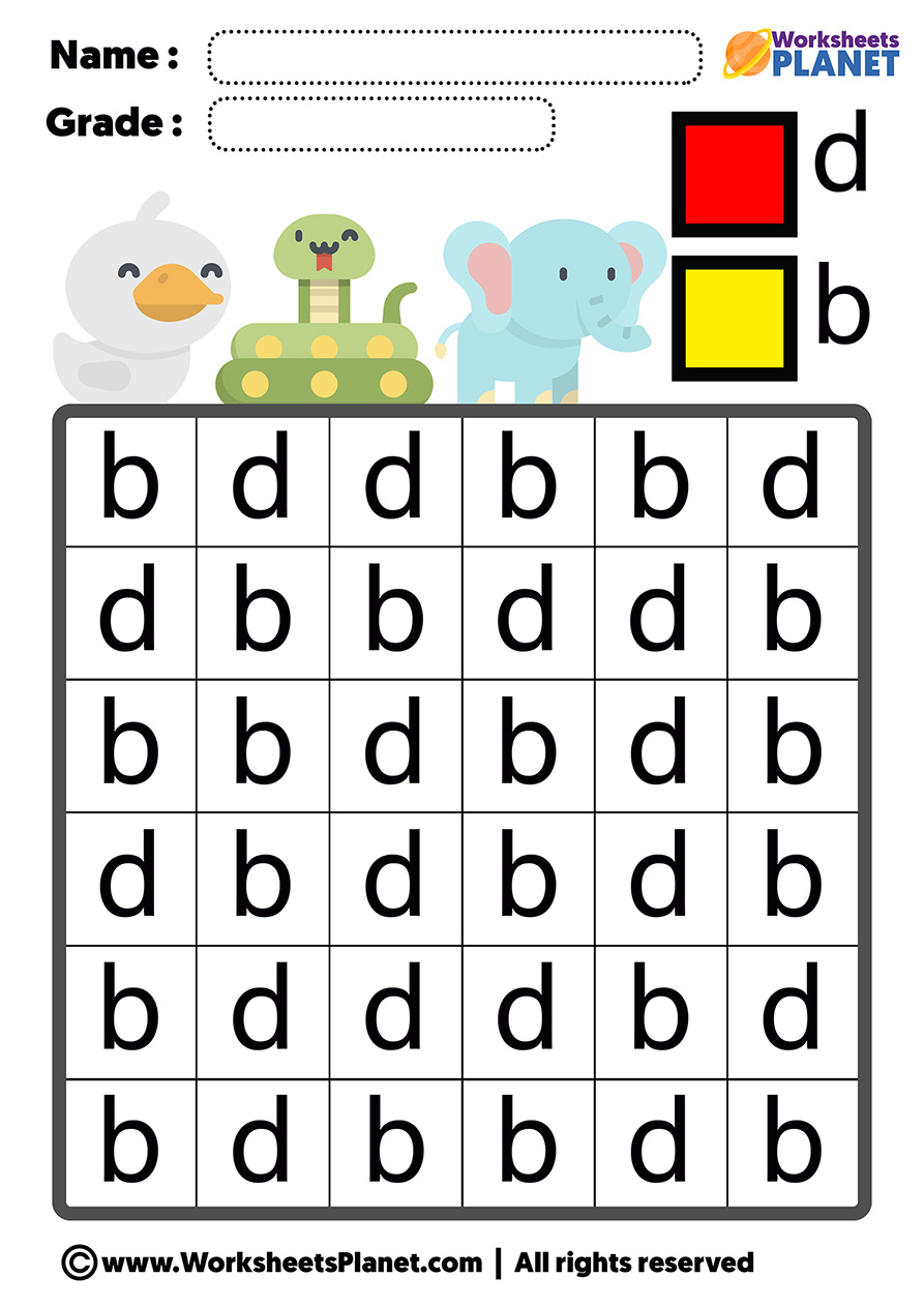 Letter Reversal Worksheets | Dyslexia Worksheets with regard to Free Printable B And D Letter Reversal Worksheets