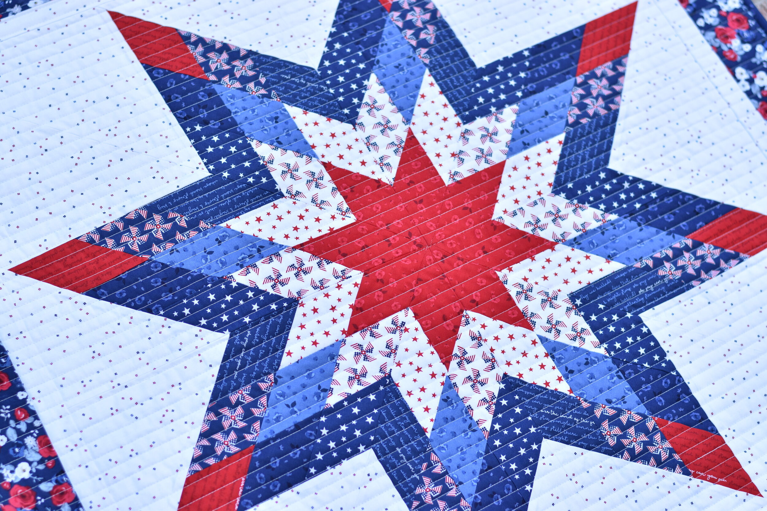 Lone Star Quilt Block Tutorial {Using 2 1/2&amp;quot; Strips And No Y-Seams pertaining to Free Printable Lone Star Quilt Pattern