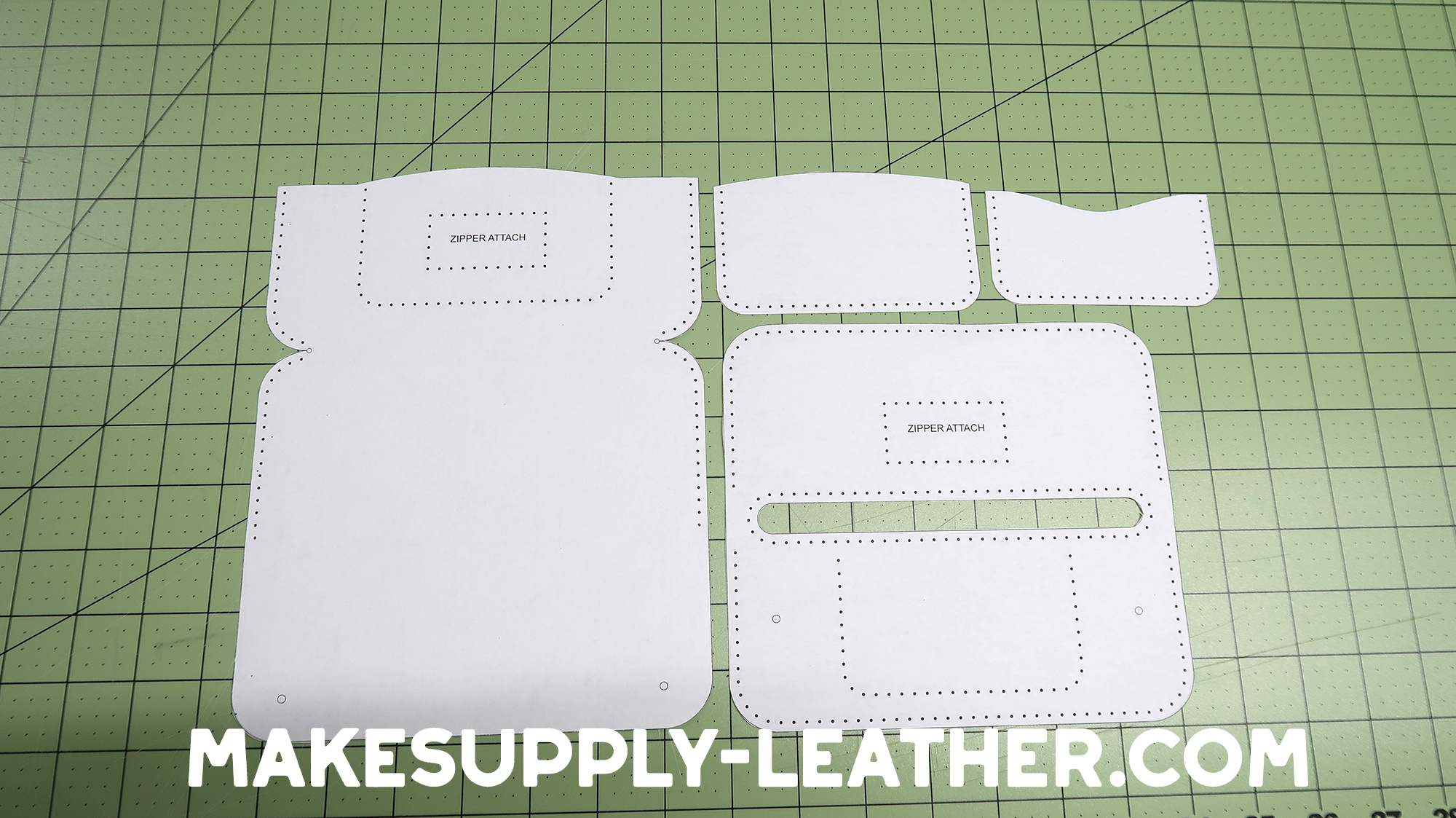 Make A Leather Trucker Wallet (Pdf Pattern) | Makesupply throughout Printable Wallet Pattern Free