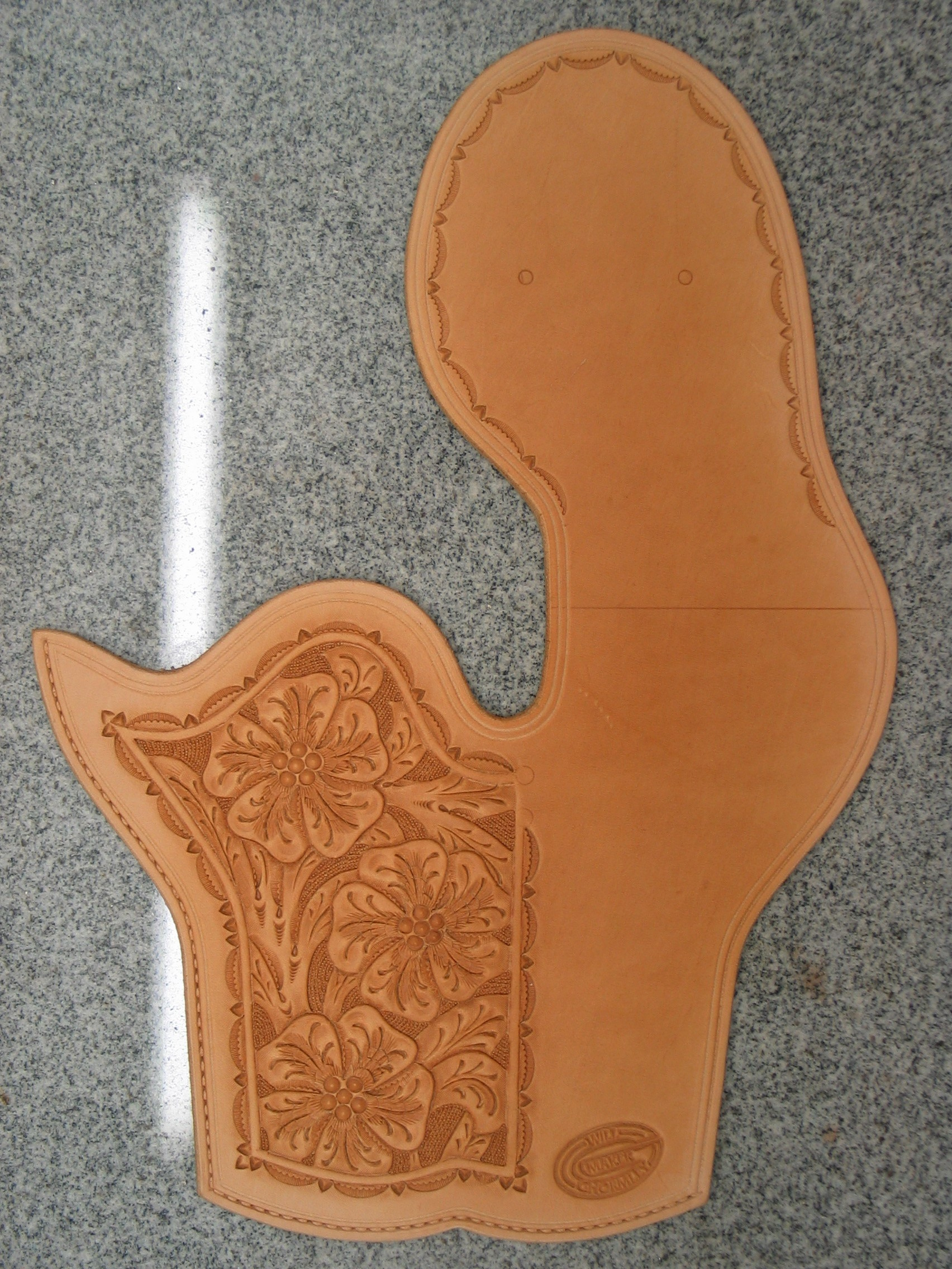 Making &amp;quot;Hand Of God&amp;quot; Rig And Pattern for Downloadable Free Printable Leather Holster Patterns