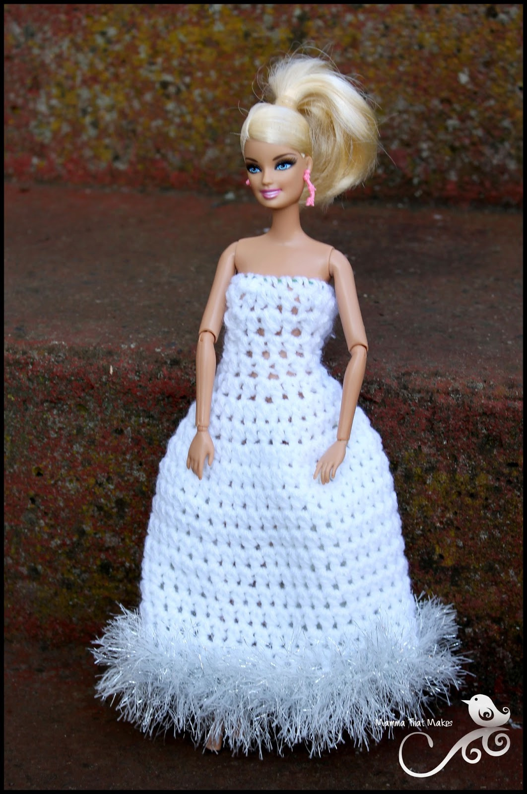 Mamma That Makes: Barbie Month .13 - Ball Gown V1. for Printable Barbie Crochet Ball Gown Patterns Free