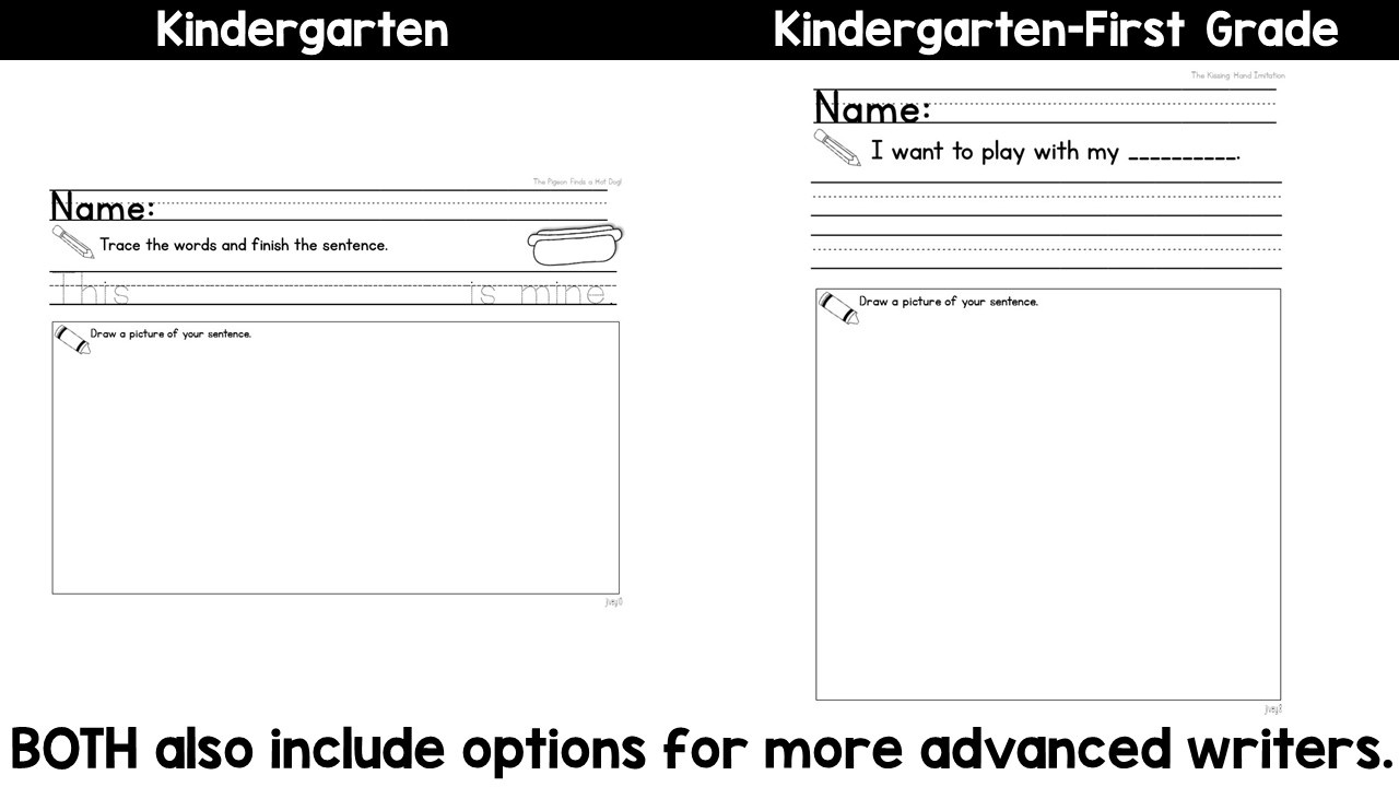 Mentor Sentences For Kindergarten And First Grade - Ideasjivey in Free Printable Mentor Sentence