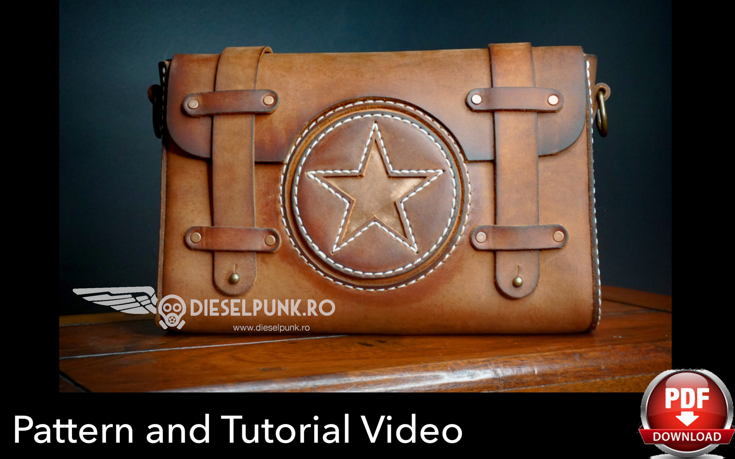 Messenger Bag Pattern - Leather Diy - Pdf Download - Leather Bag pertaining to Printable Leather Messenger Bag Patterns Free