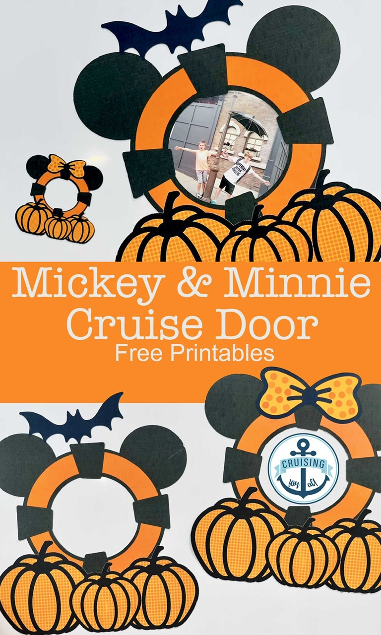 Mickey And Minnie Halloween Cruise Door Free Printables - Cruising intended for Disney Cruise Door Decorations Free Printables