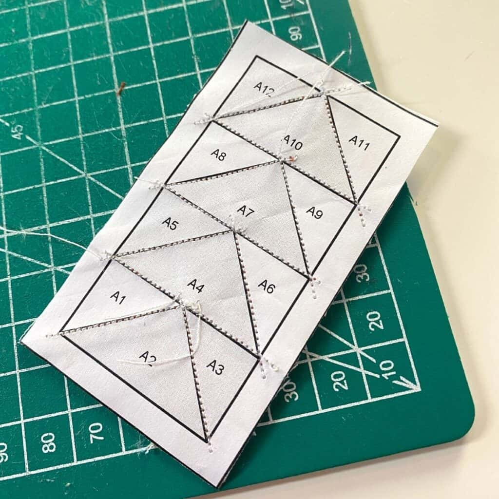 Mini Flying Geese Free Foundation Paper Piecing Pattern &amp;amp; Tutorial with regard to Free Printable Flying Geese Templates